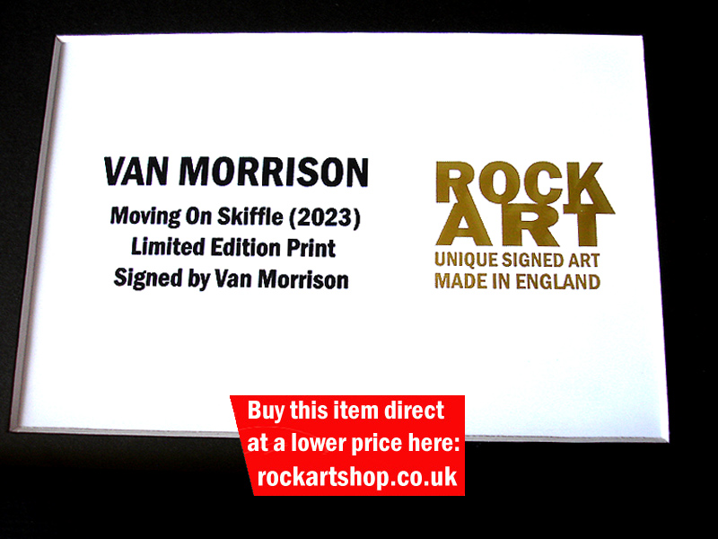 VAN MORRISON SIGNED MUSIC MEMORABILIA VAN MORRISON SIGNED MUSIC MEMORABILIA