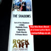 THE SHADOWS SIGNED MUSIC MEMORABILIA THE SHADOWS SIGNED MUSIC MEMORABILIA
