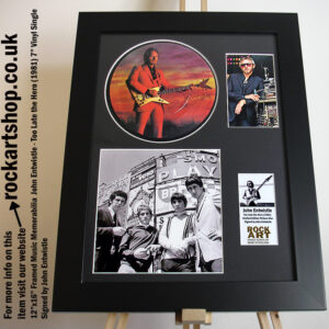 THE WHO SIGNED MUSIC MEMORABILIA JOHN ENTWISTLE AUTOGRAPHED