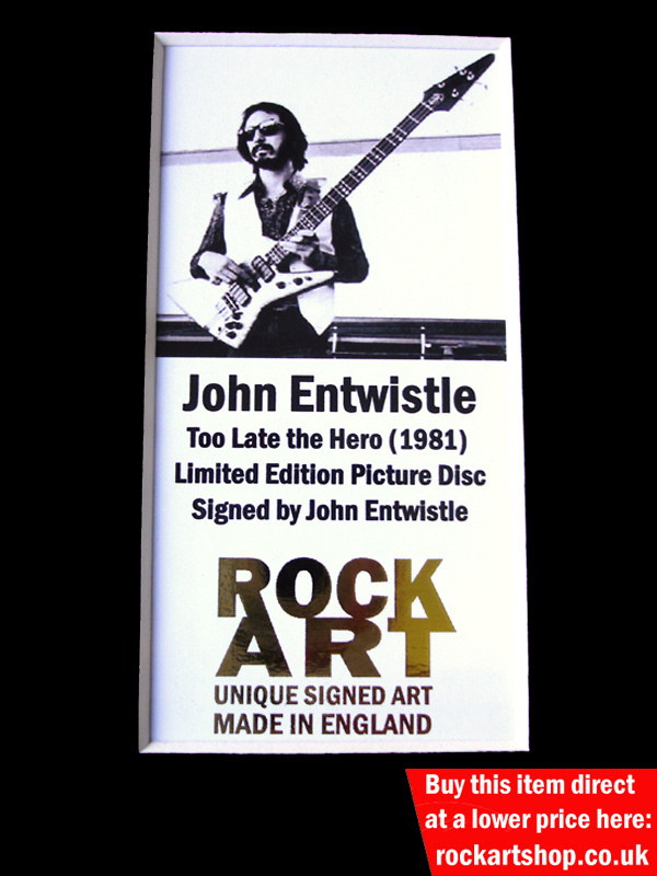 THE WHO Signed Music Memorabilia