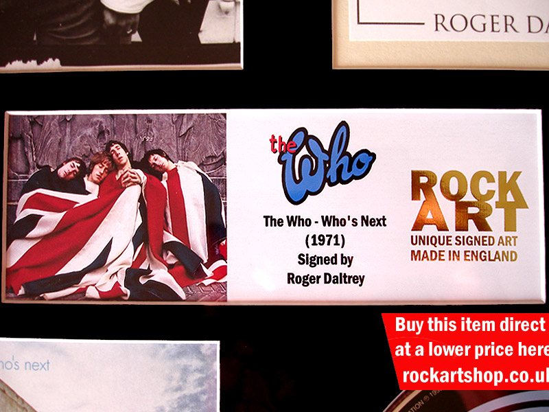 ROCK ART SIGNED MUSIC MEMORABILIA