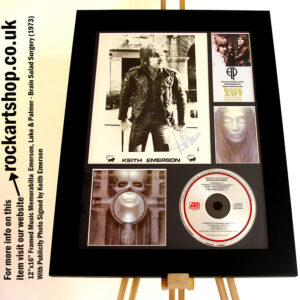 ELP SIGNED BRAIN SALAD SURGERY KEITH EMERSON AUTOGRAPHED
