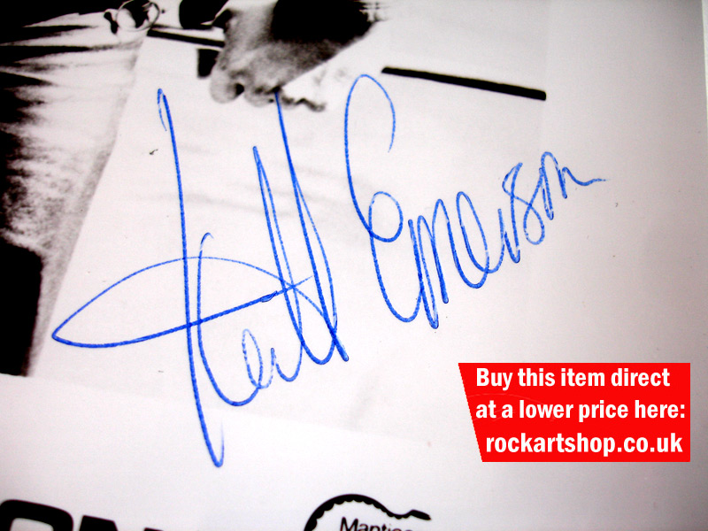 Keith Emerson SIGNED
