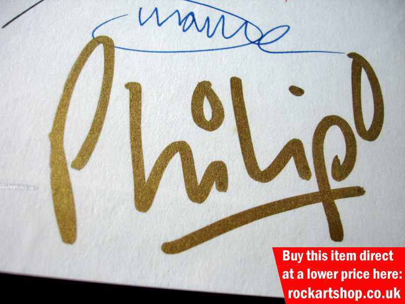 Phil Oakey Autograph Phil Oakey Autograph