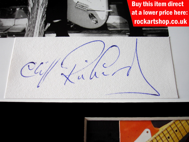 Cliff Richard Autograph