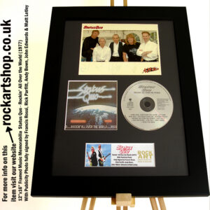 STATUS QUO FULLY SIGNED FRANCIS ROSSI +RICK PARFITT +ANDY +JOHN +MATT