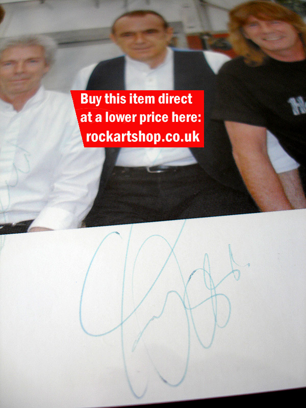 Francis Rossi Autograph