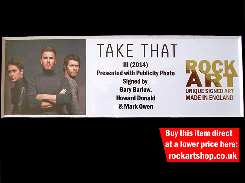 ROCK ART SIGNED MUSIC MEMORABILIA